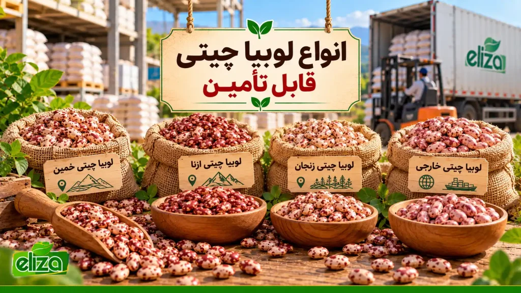 انواع لوبیا چیتی قابل تامین از الیزا