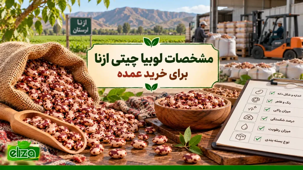 مشخصات لوبیا چیتی ازنا